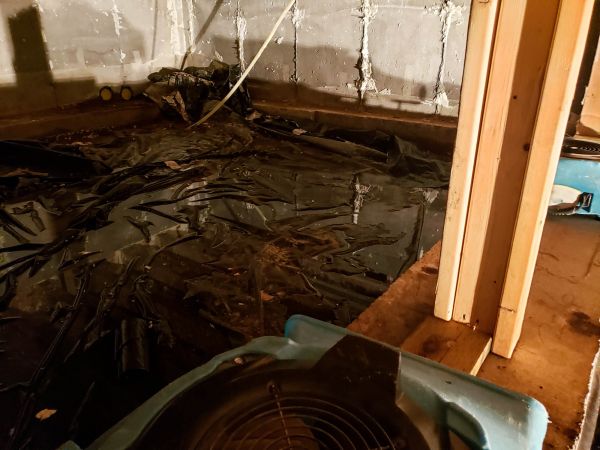Crawlspace Water Cleanup in Plant City